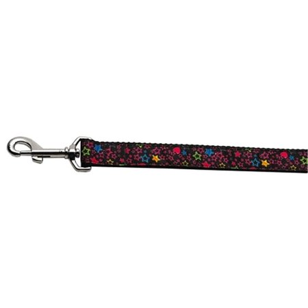 MIRAGE PET PRODUCTS Black Star Nylon Dog Leash0.38 in. x 6 ft. 125-041 3806